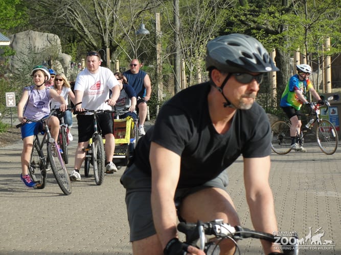 Bikers at Wild Ride at the Zoo