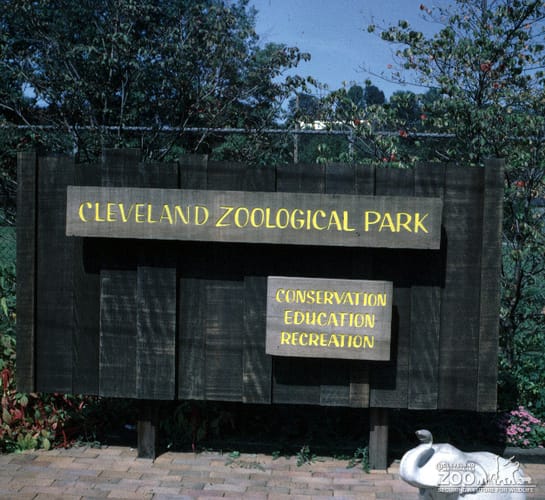 1969 - Cleveland Zoological Park Sign