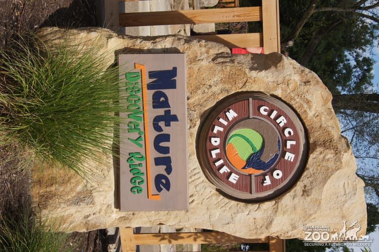 Nature Discovery Zone Welcome Sign 