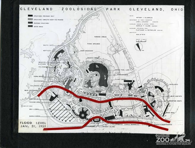 1959 - Map of Flood Levels