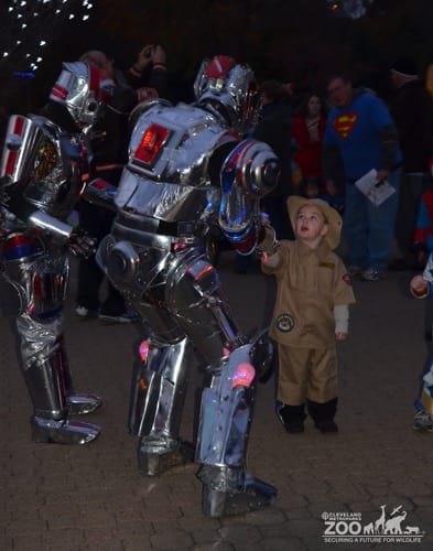 Robots at Boo at the Zoo