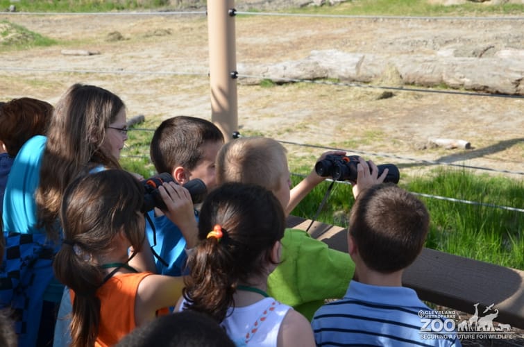 Kids Observing during Connections to Africa Program