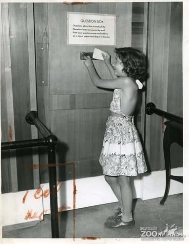 1947 - Child Submits Question at Question Box