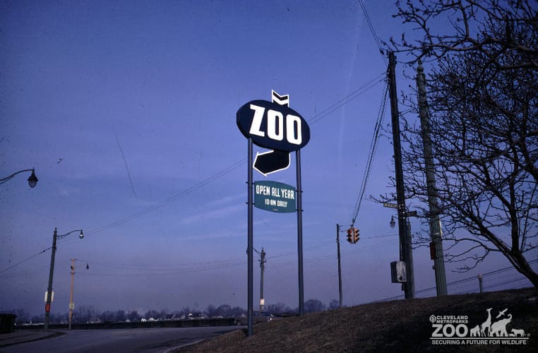 1970 - Brookside Entrance Sign