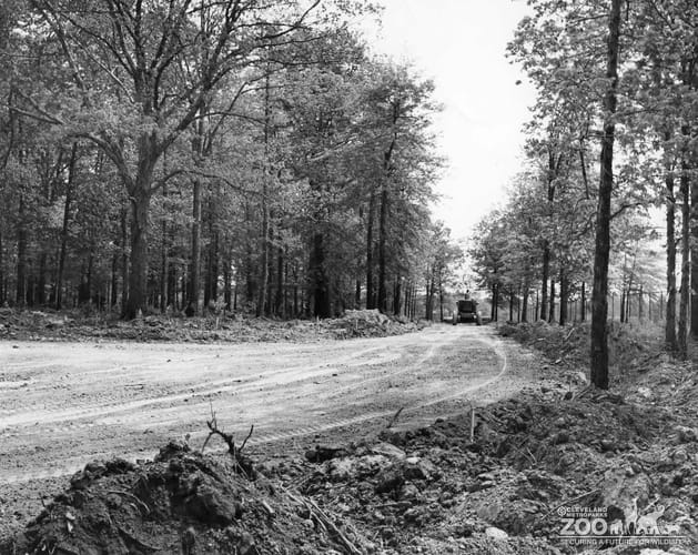 1954 - Construction of Service Road