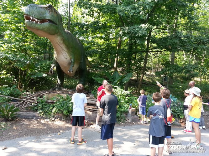 Home School Class at the Dinos Exhibit 3