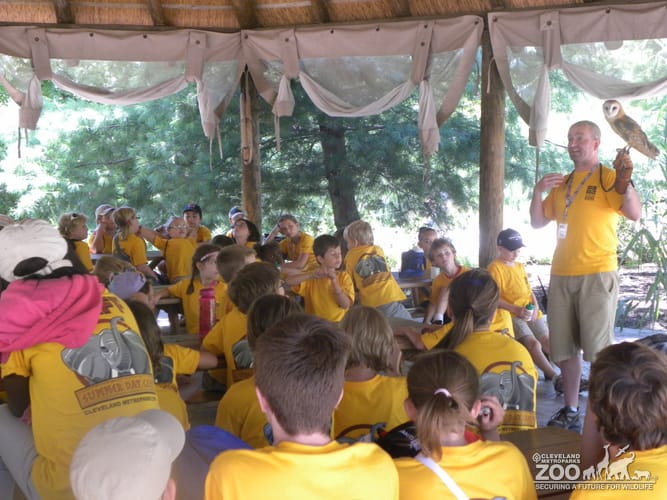 Chad Fifer with a Barn Owl