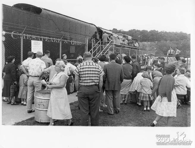 1958 - Crowd at Railroad Day