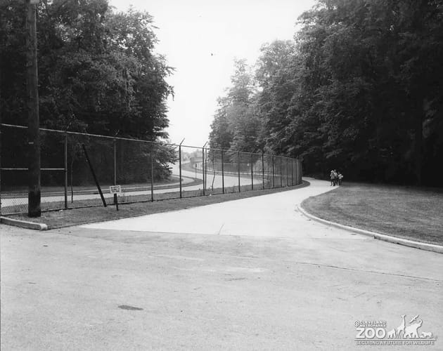 1955 - Service Road Completed